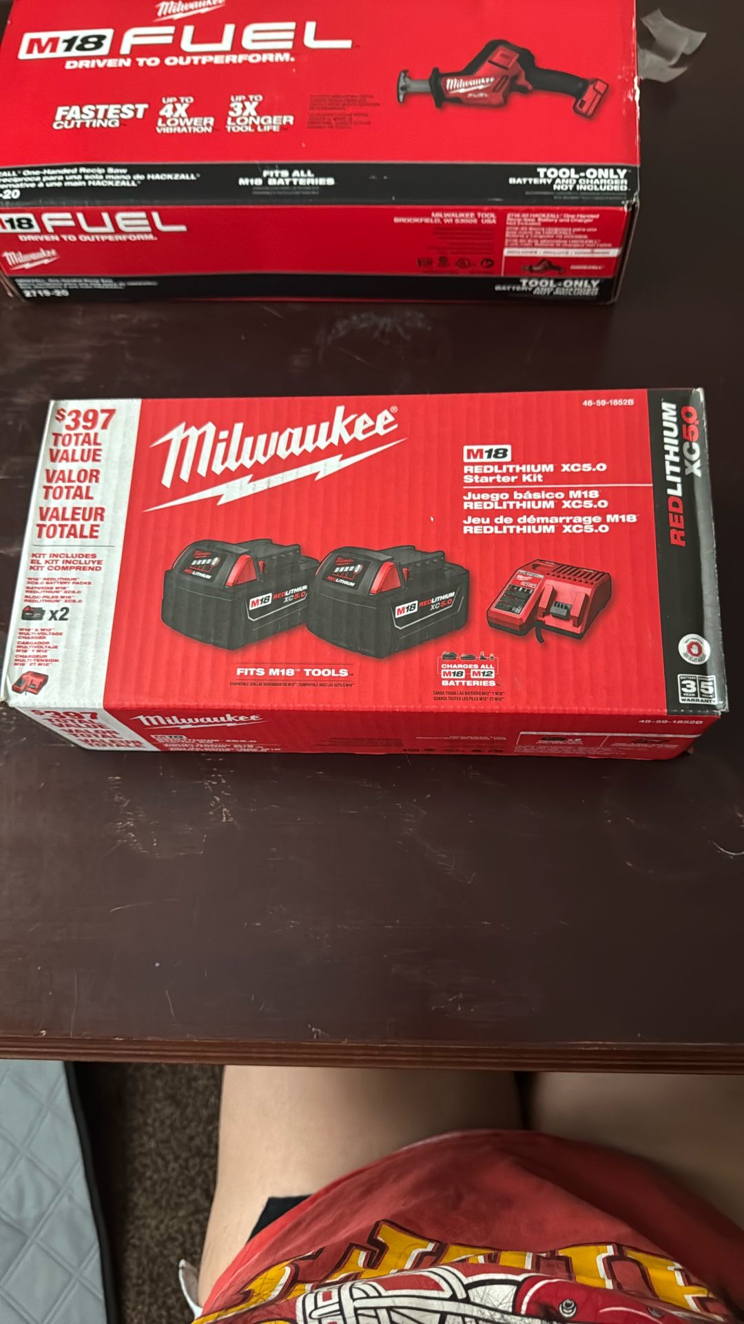 Milwaukee M18 5.0 Battery Pack And Charger