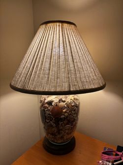 Vintage Seashell Lamp