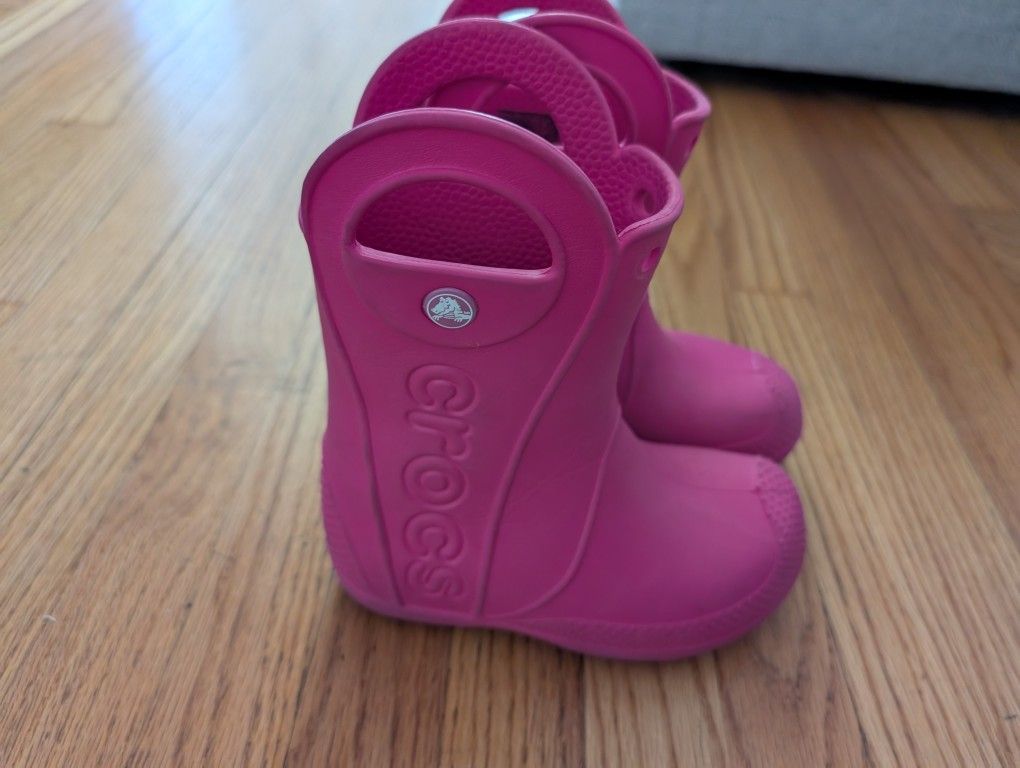 Croc Rain Boots Kids 10