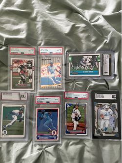 Football Baseball Graded Cards