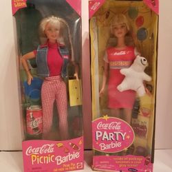 Two Coca-Cola barbies
