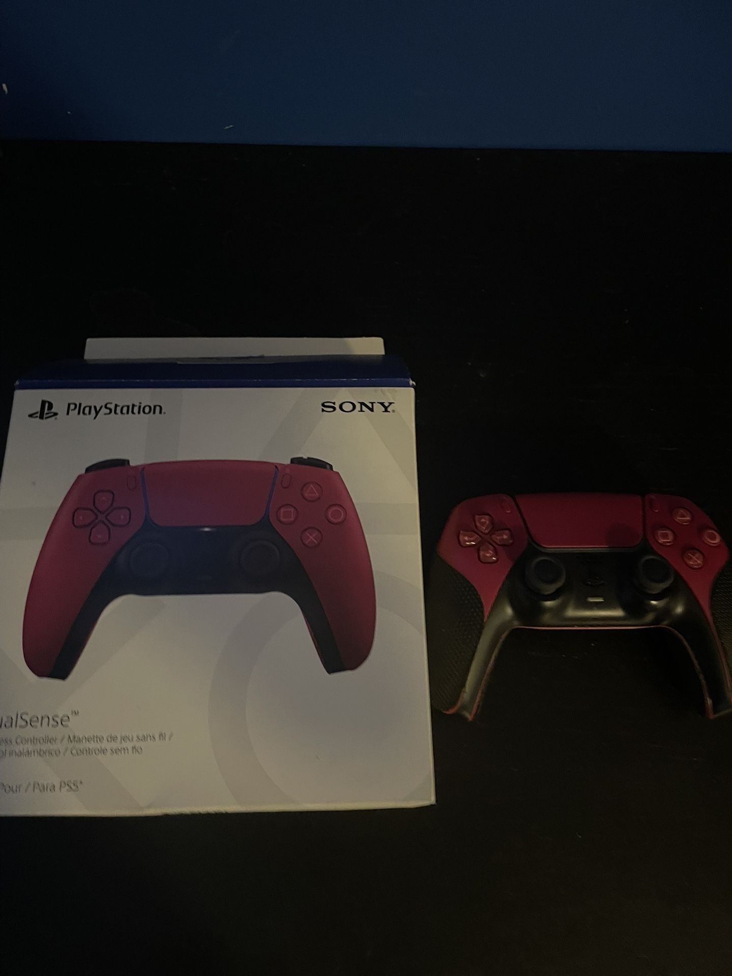 Red Ps5 Controller Alil Bit Stick Drift