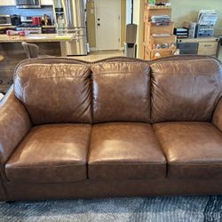 Leather Sofa And Love Seat
