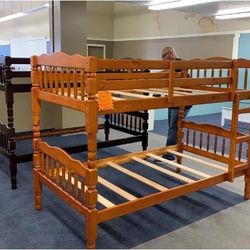100 💯 % Solid Wood Bunk Beds Starting @ $299