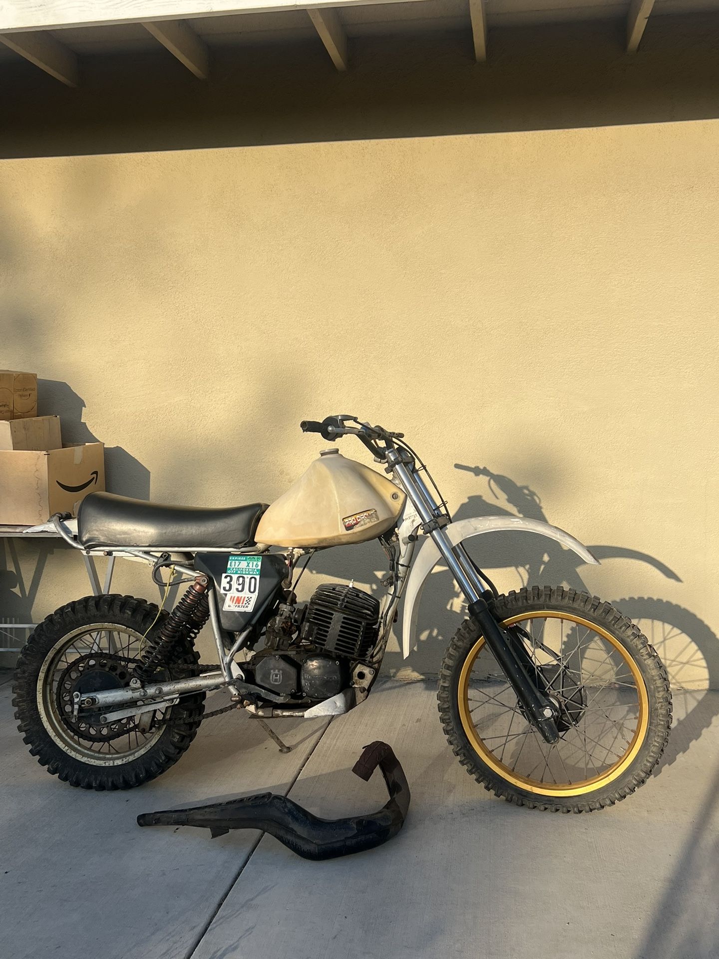 Husqvarna 390 Automatic parts motorcyle vintage dirt bike VMX motocross