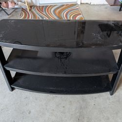 glass tv stand
