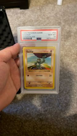 1999 Machop Shadowless PSA 10