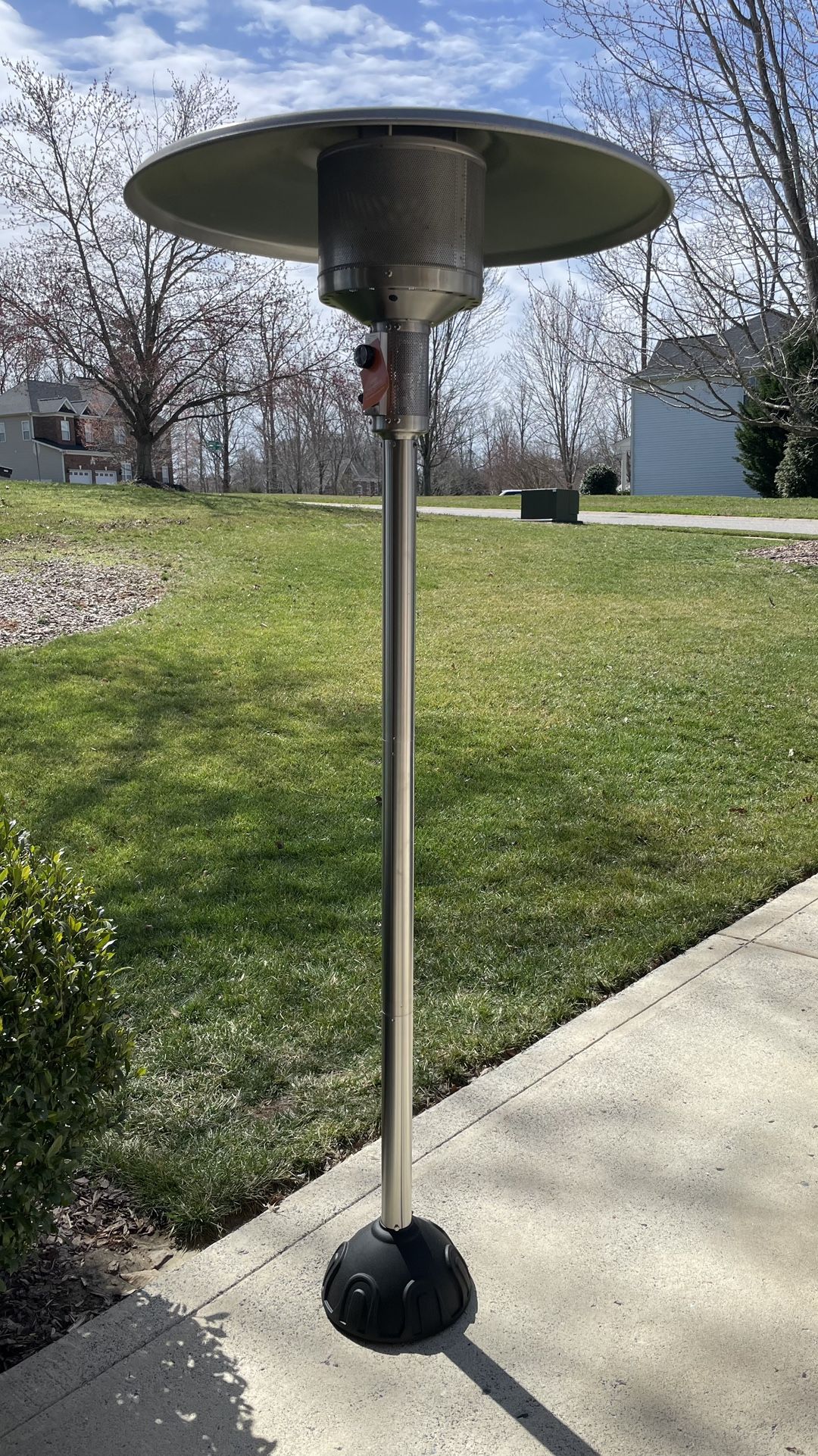 Fire Sense 61445 Natural Gas Patio Heater 45,000 BTU With Electric Ignition System