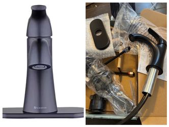 Arnette Single Handle Single Hole Bathroom Faucet in Matte Black