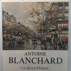 Antoine Blanchard “La Belle Epoque” exhibition poster (1978)