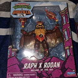 TMNT Raph X Godzilla Mashups Collector Rodan Figure 