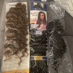 NWT FreeTress Braid Crochet Shake N Go Hair