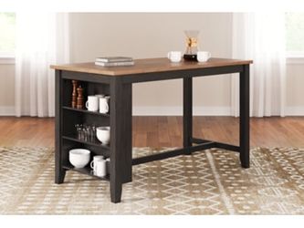 Gesthaven Natural/Brown Counter Height Dining Table (Online Special Price)