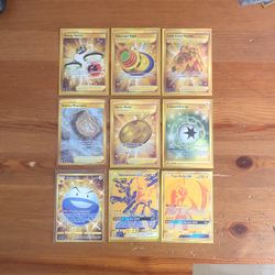 Gold Pokémon Cards