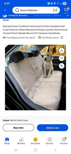 New, Extended Bench Seat Cover Extra Hide for Large Vehicles.