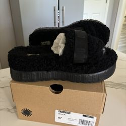 UGG Furry Slides 