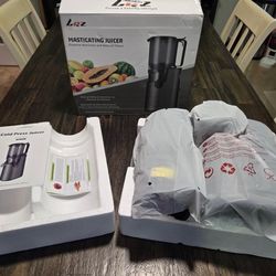 Brand new cold press juicer with 5.4” wide feed chute