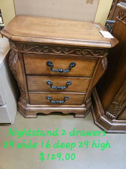 Nightstand We are located at 2811 East Bell road. Another Time Around Furniture.