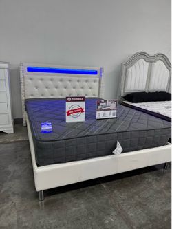 New Queen bed frame with Matress