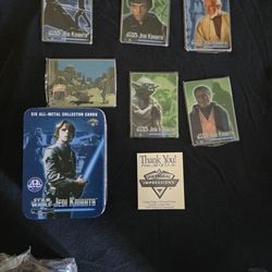 Starwars Jedi knights metal card set