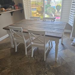 Farmhouse Table And Chairs