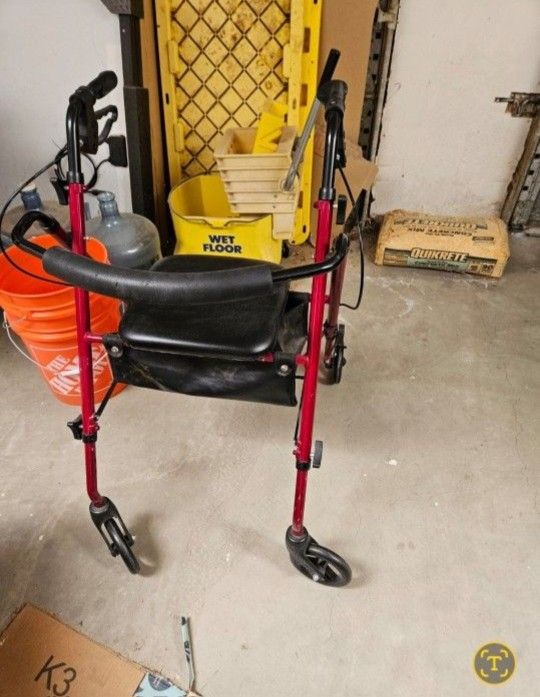 Walker With Seat And Storage