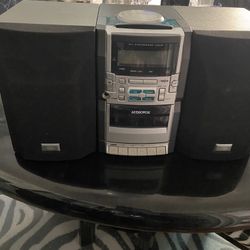 Stereo With Cd And cassette tape Player with Am Gm Radio