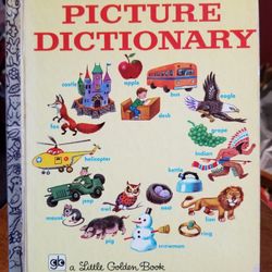 Little Golden Book #369 Little Golden Picture Dictionary, Twentieth Printing