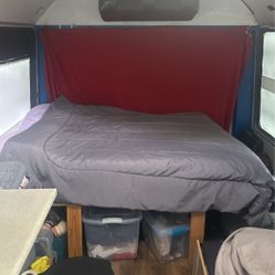 Inside Of The Bus Converted Partial Build