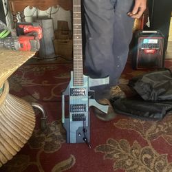 AK47 Machine Gun Guitar. Glen Burton