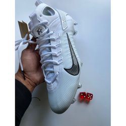 Nike Huarache 9 Elite LAX Lacrosse Cleats 'White' Men’s sz 11.5 NEW NO BOX!