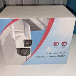 New AI Dual Lens Outdoor Security Camera 