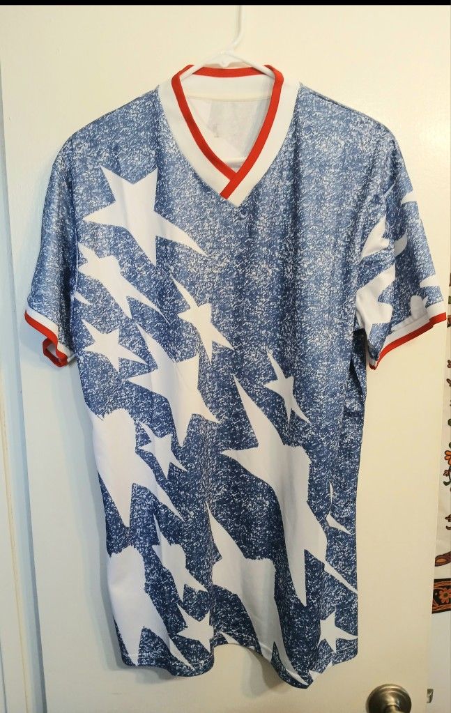 1994 USA Denim Retro Men's Soccer Jersey, Brand new