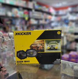 Kicker CS Series 6x8" 2-Way 225W Car Stereo  Speakers  46CSC684  #1 DEALER  NEW