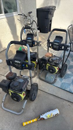 Ryobi pressure washers