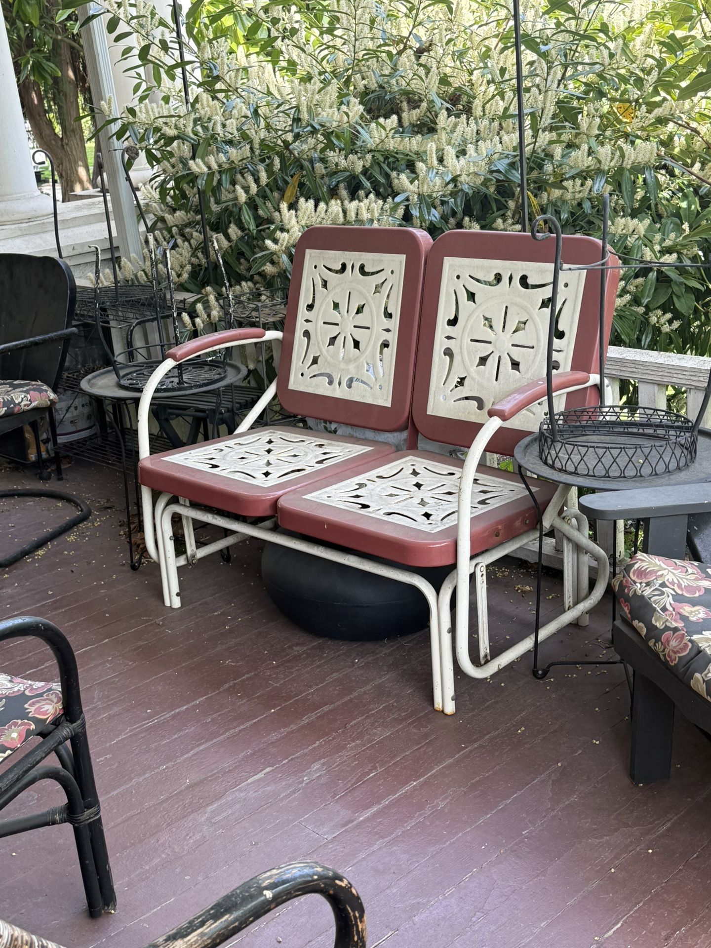 Vintage Patio Loveseat Glider