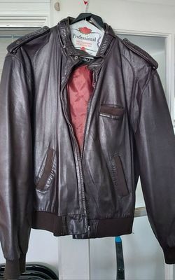 Vintage 60's Members Only Men Leather Jacket