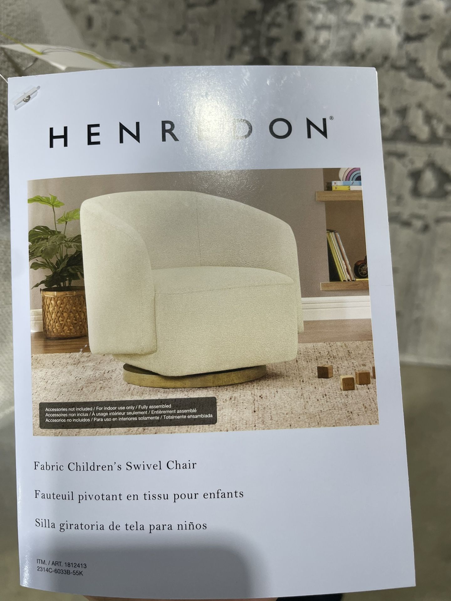 Henderson Fabric Swivel Chair