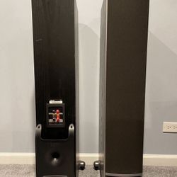 Pair Of Vintage Polk Audio Speakers 