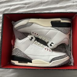 Jordan 3 White Cement Reimagined Size 9M