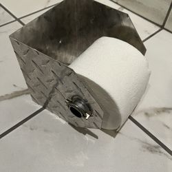 Diamond Plate Toilet Paper Holder