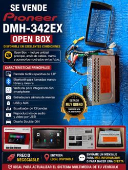 RADIO PIONNER DMH-342EX PRECIO NEGOCIABLE