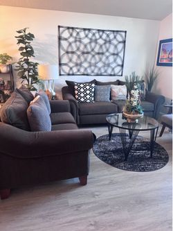 Sofa and loveseat combo