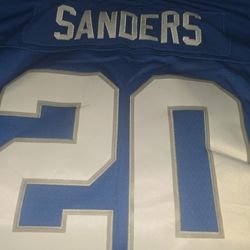 Lions Throwback Sanders Jersey 2XL