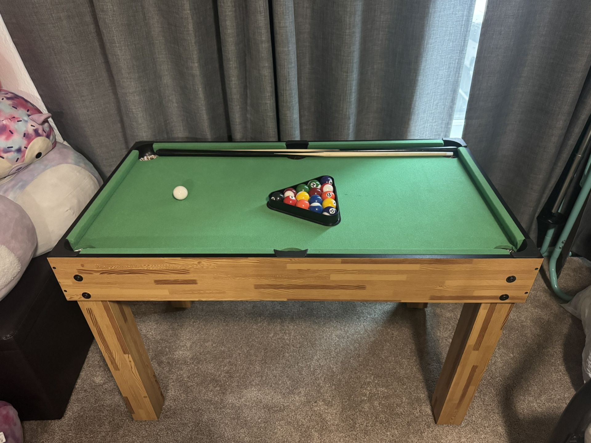 Kids 3 in 1 Game Table Pool Football Hockey
