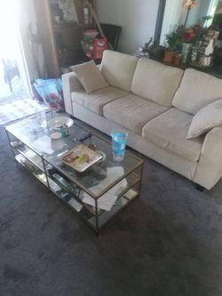 Couch and coffee table
