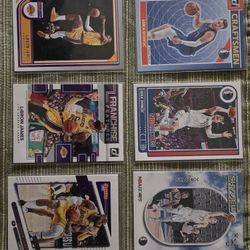 LAKERS LEBRON LUKA CARD LOT INSERTS BASE