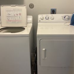 GE Washer and dryer