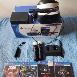 4 VR Games, With VR Bundles In Box New Conditions VR Glasses, VR Everything. CAN be play Playstation 5 PS4 PS 4 Pro PS5 $300! Free delivered in person