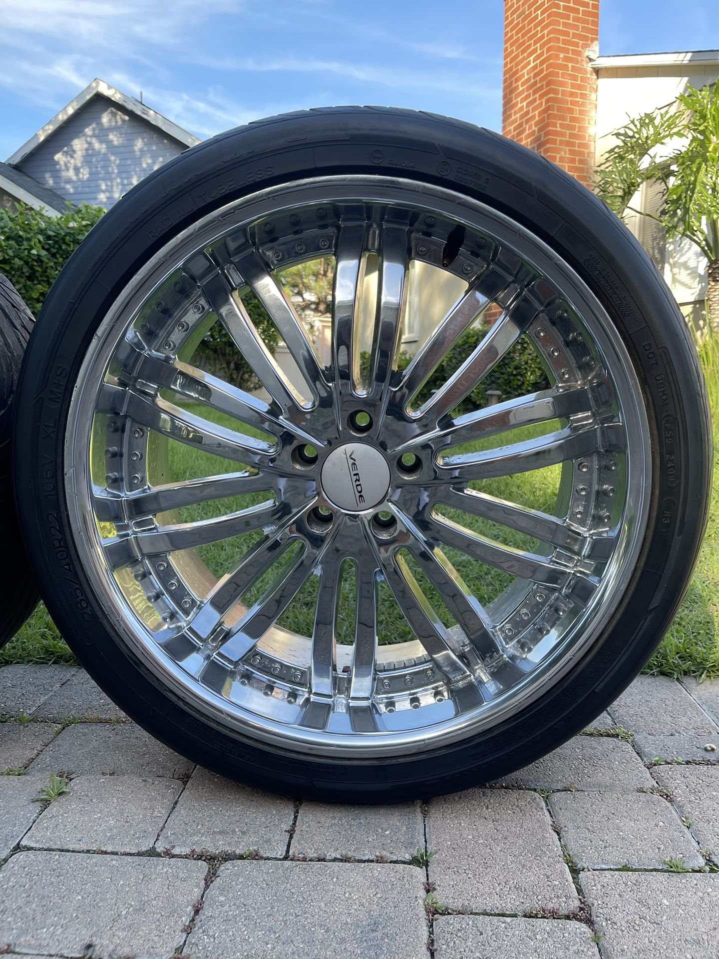 5 lug nut rims / rines de 5 birlos (5x120) size: 22”